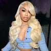 613 Blonde Body Wave Full Frontal HD Transparent 13x4 13x6