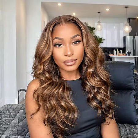 Body Wave Dégradé Marron Caramel 13x4 13x6
