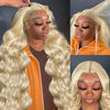 613 Blonde Body Wave Full Frontal HD Transparent 13x4 13x6