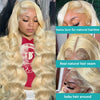 613 Blonde Body Wave Full Frontal HD Transparent 13x4 13x6
