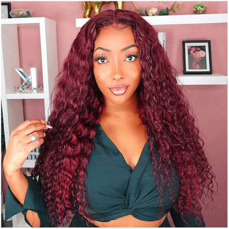 Deep Wave Rouge Bordeaux Full Frontal HD | 13x4 13x6